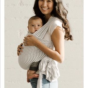 SOLLY BABY Wrap Grey Stripes